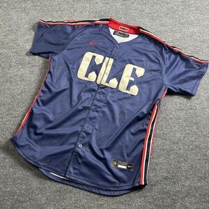 Cleveland Guardians Jersey Mens Large Blue MLB Baseball Jose Ramirez 11 Nike